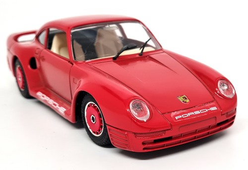 Burago porsche 959 red - 1/24,