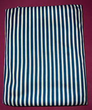 Vintage striped jersey fabric king blue and white wide 150 cm x h 240 cm ref C486