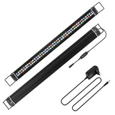 LED Minuterie Lampe d'aquarium Rampe LED Aquarium RGBW Lumière avec Gradateur...