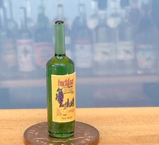 Maison de Poupées Buckfast Bordeaux Étiquette Sur Verre Bouteille 1:12 Échelle