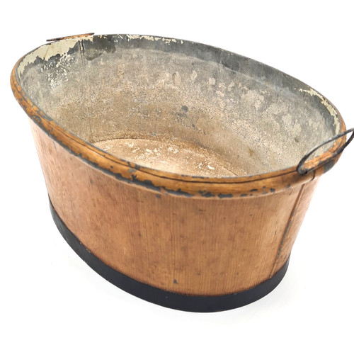 Ancienne bassine ovale - ancienne,