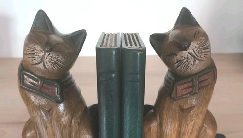 Serres livres duo chats - serres-livres, en