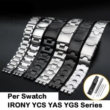 Bracelet de Montre Acier pour Swatch Irony Ycs Yas Ygs 17mm 19,5mm 20mm 23mm