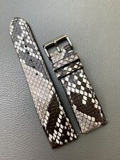 Genuine Python Skin Leather watch strap band 16 18 19 20 21 22 23 24 26mm