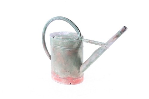 Ancienne arrosoir zinc pot - arrosoir, en