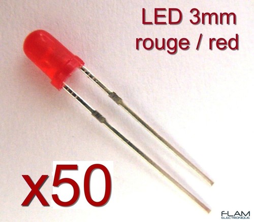 Lot led diode rouge 3 - de,