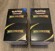 Pokémon TCG Mega Evolution Half Booster Box Brand New UNSEALED x2  (36 packs)