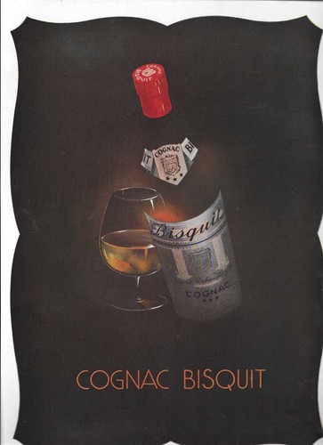 Publicite cognac bisquit - ad,