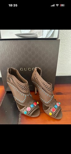 Sandale ouvert talon gucci - talon,