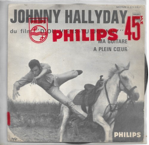 Johnny hallyday guitare 45 - johnny, ma
