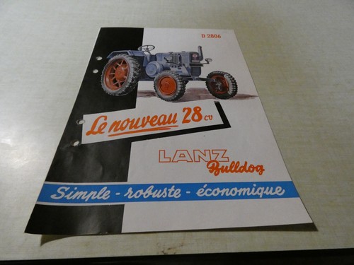 Prospectus brochure tracteur - prospectus,