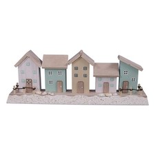 CENTRE DE TABLE 5 MAISONS