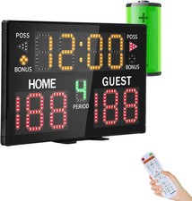 Panneau Score Basket-Ball Professionnel Avec Télécommande 11 Digits LED Score Ke