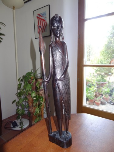 Ancienne statue massaï - ancienne,