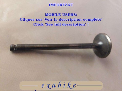 Soupape admission pour - soupape,