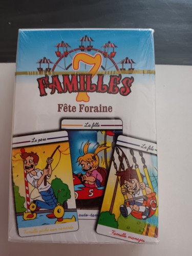 Jeux sept familles - sept, fÊte