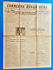 CORRIERE DELLA SERA 19 GIUGNO 1947 COSTITUENTE-MOLOTOV-DELITTO CALLE DELLA BISSA