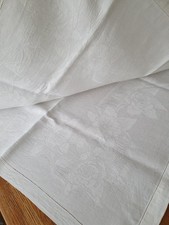 Nappe ancienne en damassé de