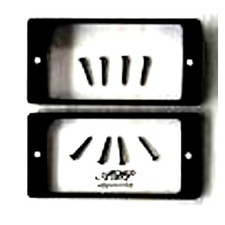2 Contours micro Humbucker Gibson LP Noir incurvés + 8 vis