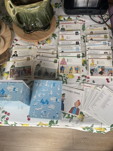 Fiches tintin atlas collection - tintin,