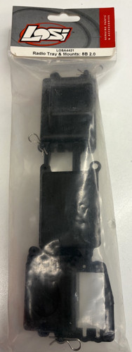 Losi radio tray mounts - radio,