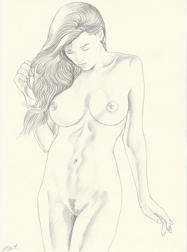 Dessin féminin female - de, (female
