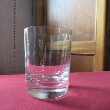 1 Glass Baccarat Crystal Whiskey Tumbler Perfection Model Signed H 9.5cm