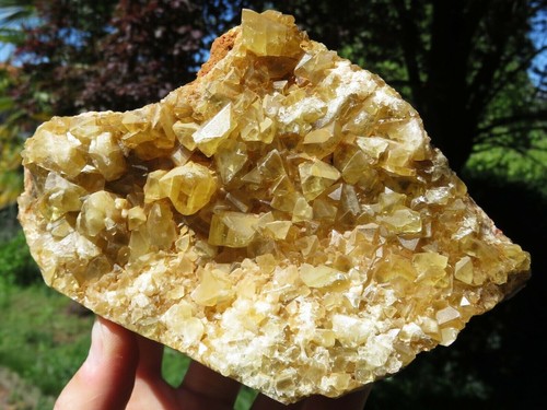 Cristaux barite mielata - barite, en