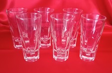 Six anciens verres Bistrot