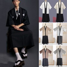 3Pcs Hommes Kimono Cardigan