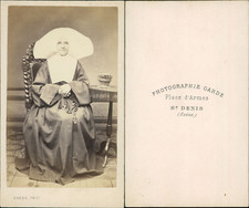 Guard, St Denis, nun to identify CDV vintage albumen albumen print 