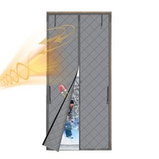 Rideau de porte magnétique