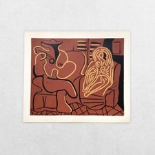 Pablo Picasso Linogravures Femme 1962 Published Cercle D'Art Linocut Boeck