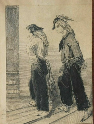 Ancien crayon dessin original