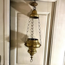 LUSTRE D’ÉGLISE LAITON ET