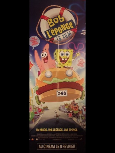 Bob eponge affiche cinéma - l'eponge,