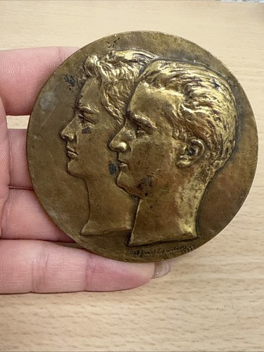 Médaille roi albert reine - médaille, et