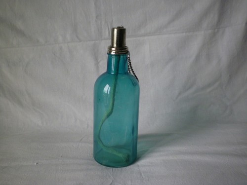 Bouteille bleue façon - bleue,,