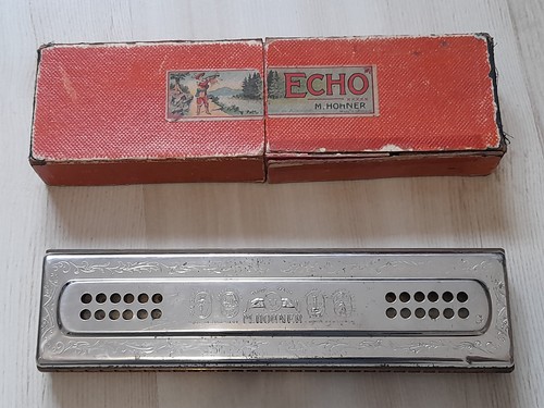 Ancien harmonica hohner echo - hohner,