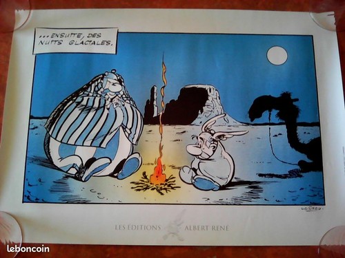 Sérigraphie astérix obélix - astérix,