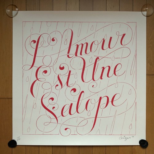 Sérigraphie originale sur