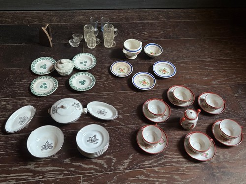 Important lot dinette - lot,