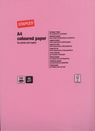 Ramette papier staples - papier, a4
