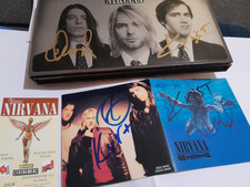 NIRVANA autograph kurt cobain  dave  krist signed live ticket concert collectors