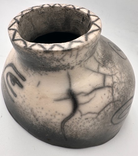 Vase déstructuré raku - vase,