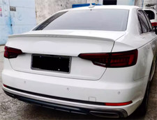 S Style Rear Trunk Spoiler ABS Unpainted for 2017-2024 Audi B9 A4 S4 Sedan
