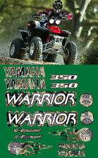 Warrior yamaha Decals CAMO Stickers Graphics 14pc ATV QUAD, 350, 6 speed