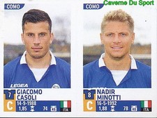 657 GIACOMO CASOLI - NADIR MINOTTI ITALY AS STICKER FOOTBALLERS 2016 PANINI