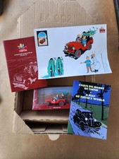 Voiture Tintin Atlas, Jeep Willys 1943, fascicule, carte, autocollants NEUF