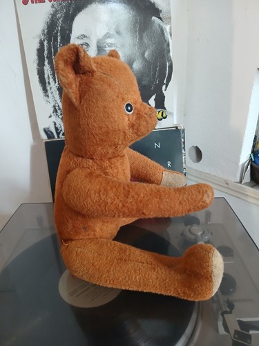 Ours ancien ocre peluche - ancien,